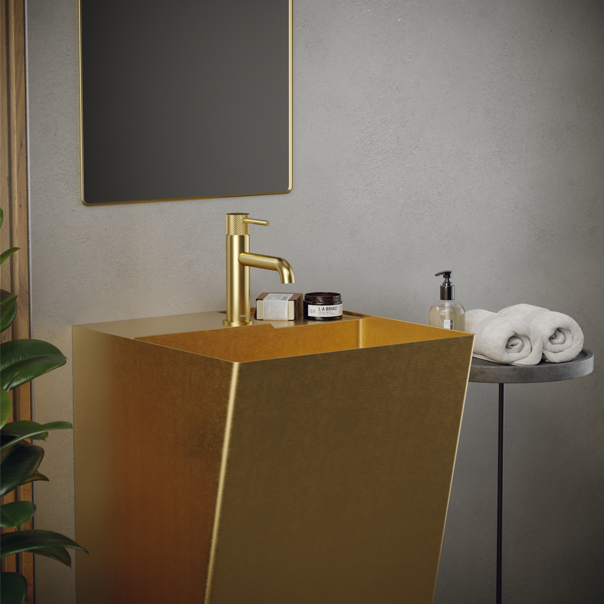 Karran Tryst 1.2 GPM Single Lever Handle Lead-free Brass ADA Bathroom